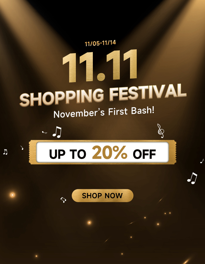 11.11 shopping festival up to 20% off