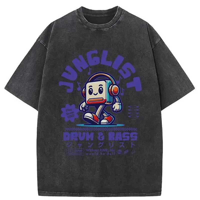 Image of Tokyo-Tiger Junglist DNB Japan Washed T-Shirt