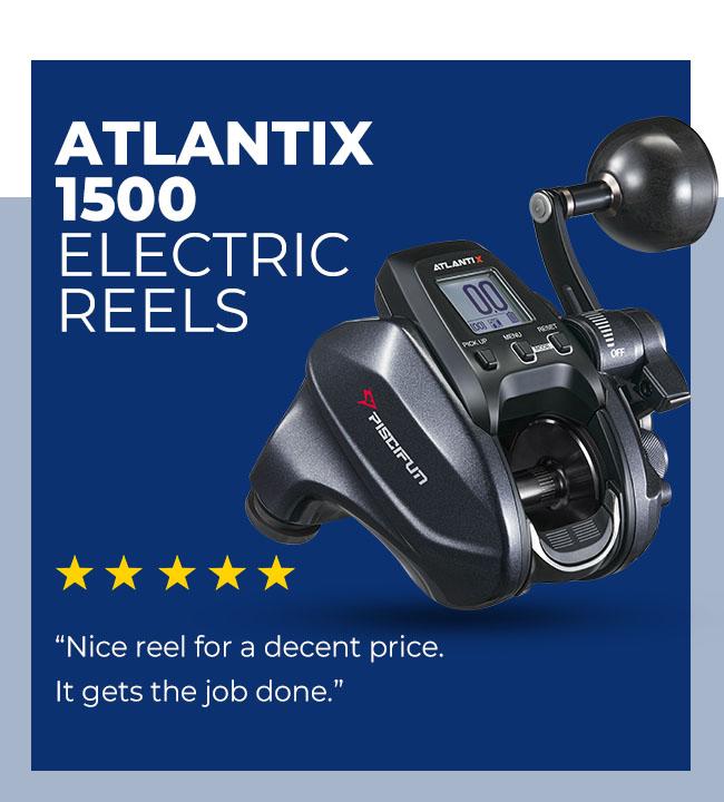 AtlantiX 1500 Electric Reels for Inshore Fishing Reel