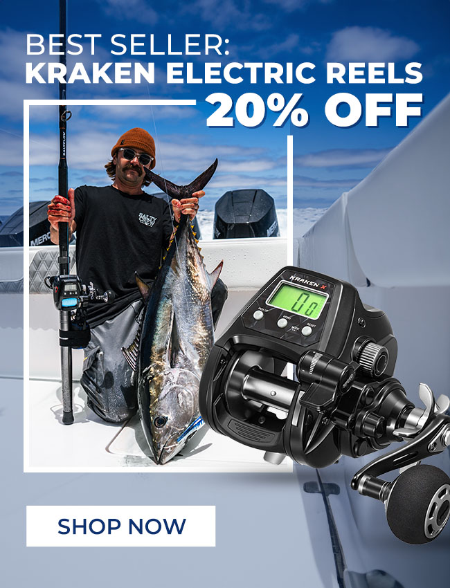 KRAKEN ELECTRIC BIG GAME REELS