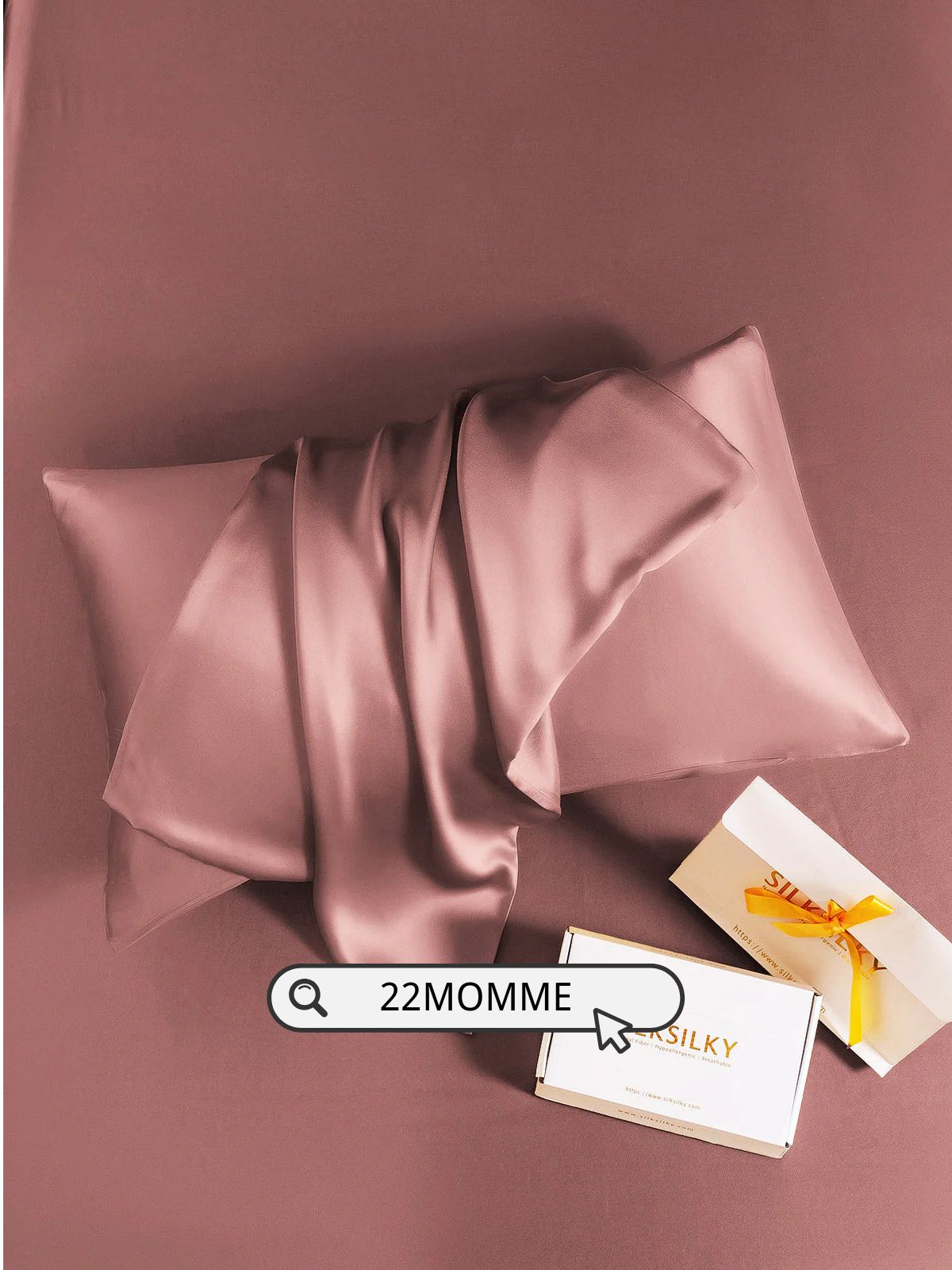 Image of 22Momme 100% Pure Silk Pillowcase - Hidden Zipper